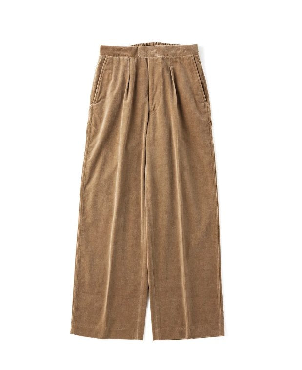 ○OLD JOE - FADED VELVET SPORTING TROUSER - DUNE