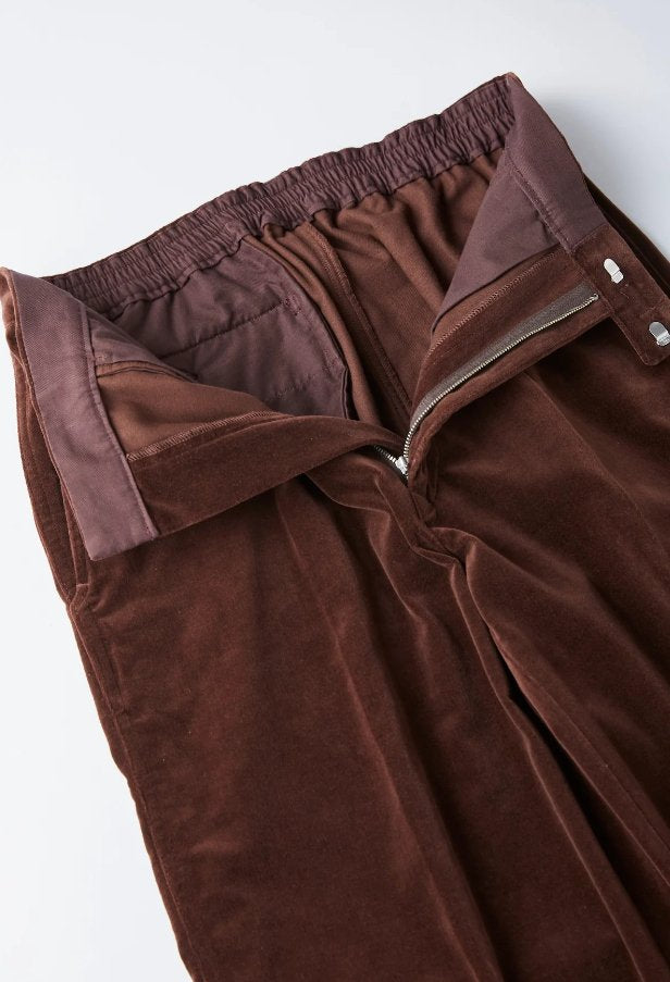 ○OLD JOE - FADED VELVET SPORTING TROUSER - PORT