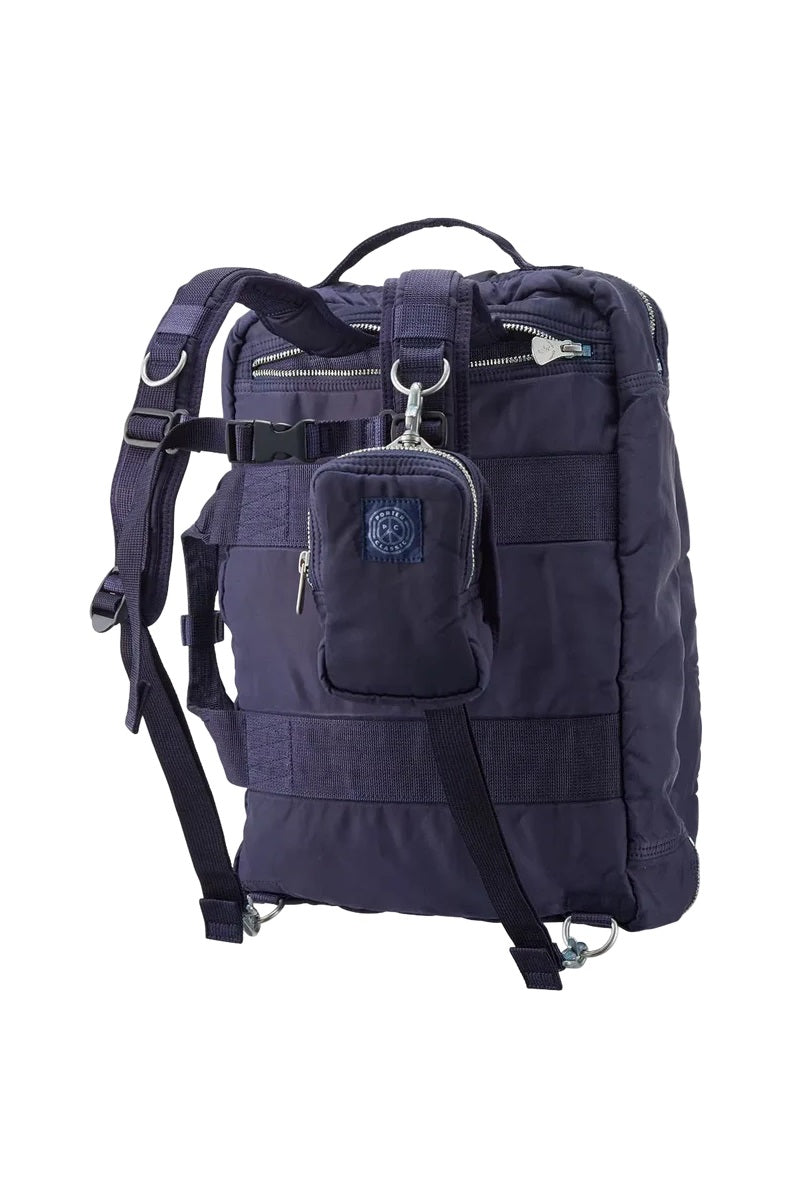 PORTER CLASSIC - SUPER NYLON 3 WAY BRIEFCASE M - BLUE