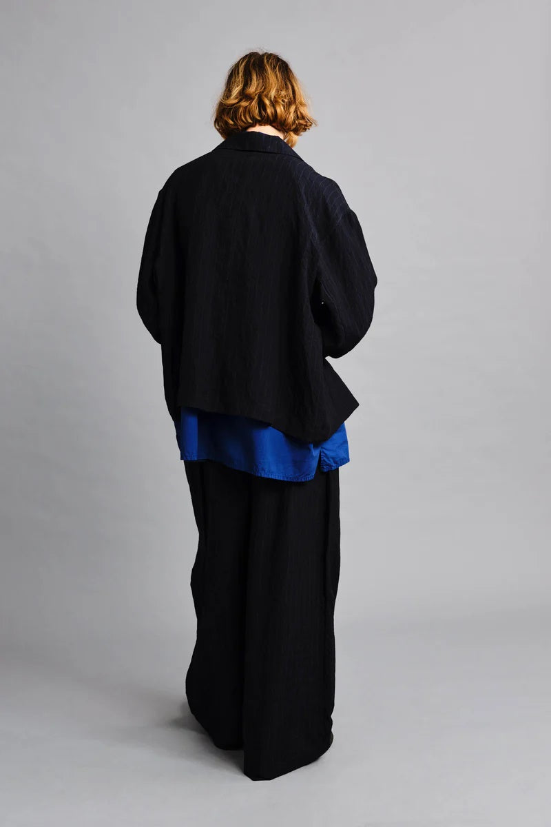 toogood - THE COOK JACKET BUTCHER STRIPE - INK