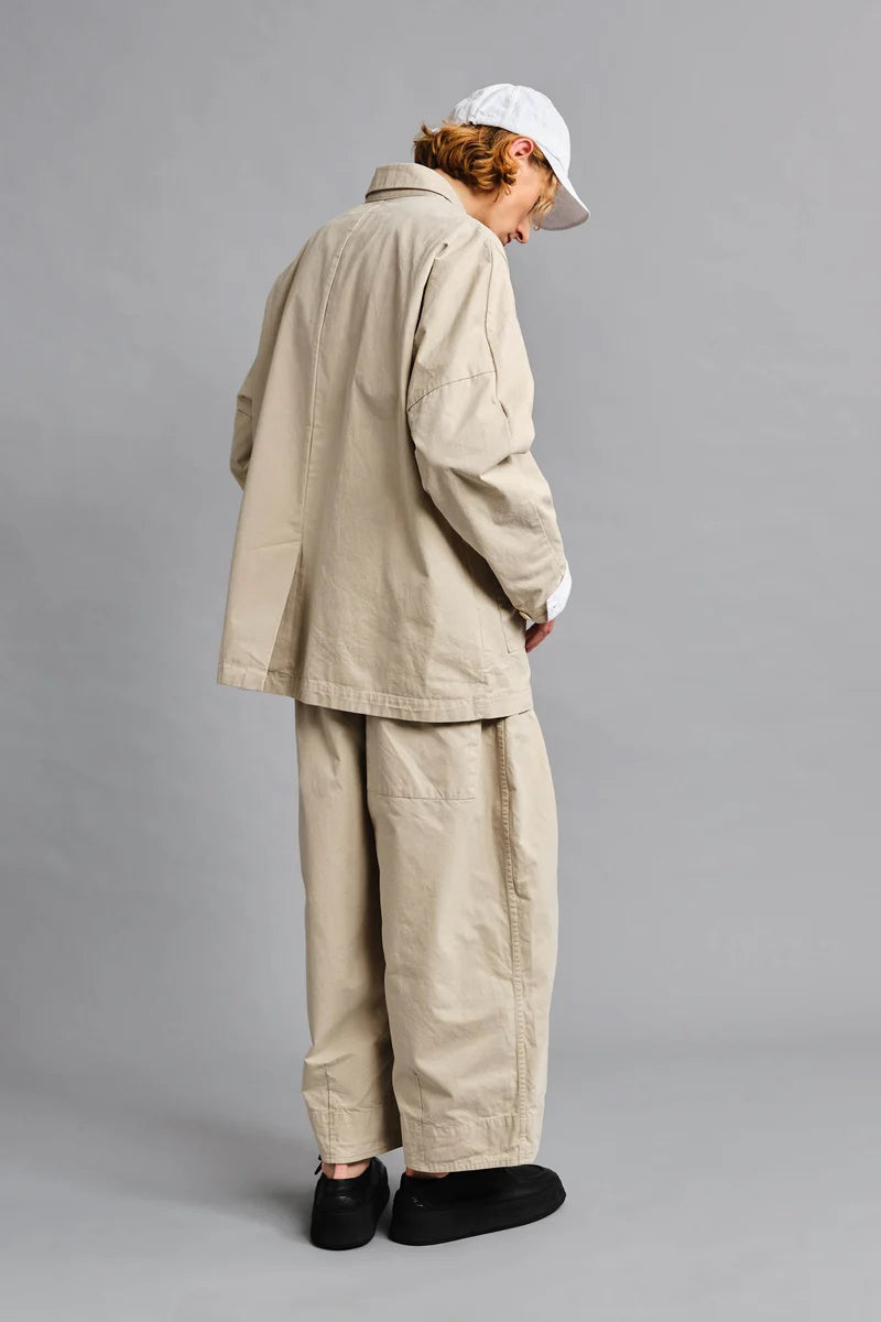 toogood - THE ETCHER TROUSER WORK TWILL - PORRIDGE