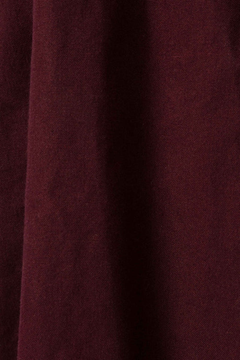 toogood - THE BAKER TROUSER FINE CANVAS - PORT