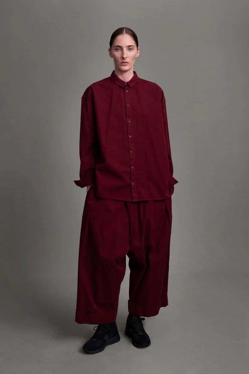 toogood - THE BAKER TROUSER FINE CANVAS - PORT