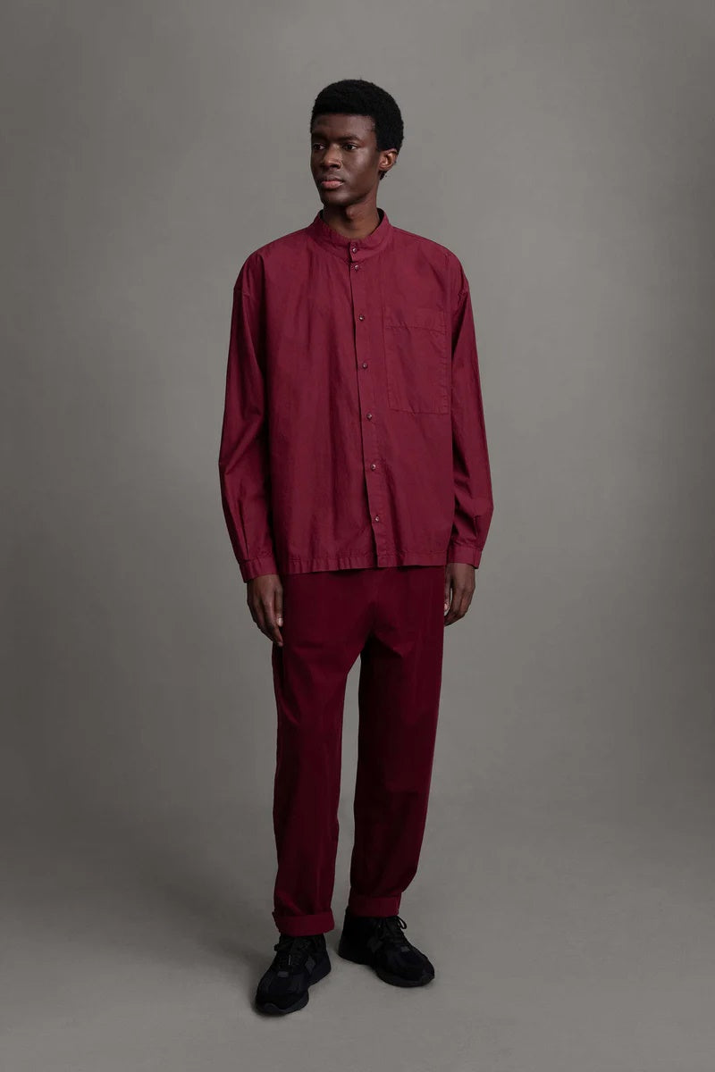 toogood - THE GYMNAST TROUSER FINE CANVAS - PORT