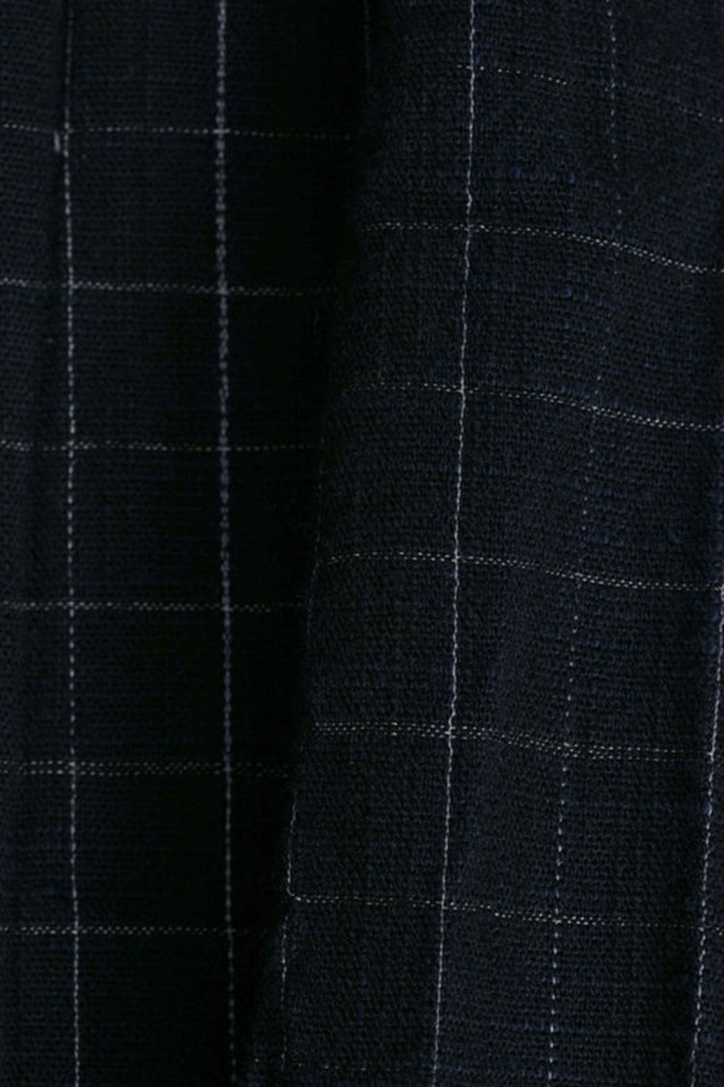 toogood - THE LIBRAIAN TROUSER CRUMPLED CHECK - INK