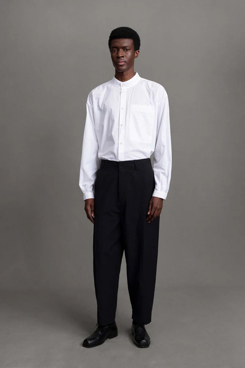 toogood - THE LIBRAIAN TROUSER STRUCTURED COTTON - INK