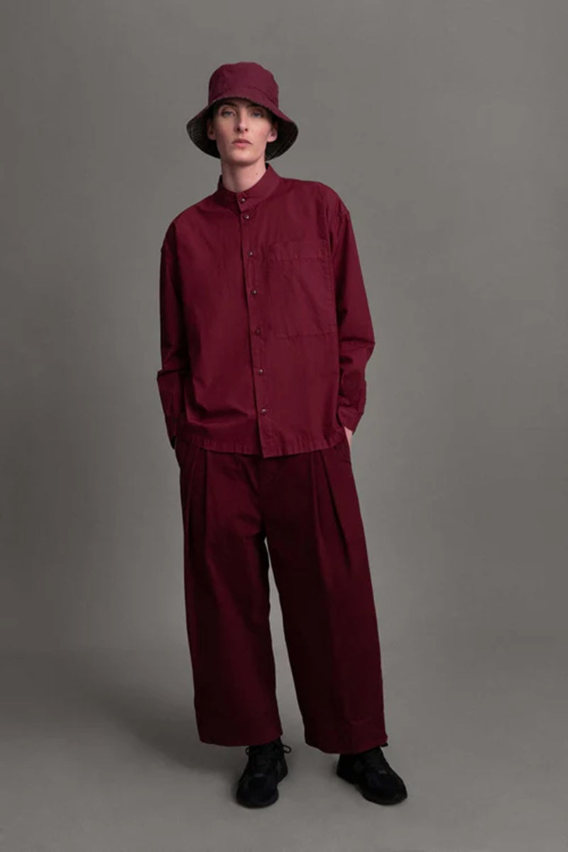 toogood - THE PHYSICIAN SHIRT POPLIN - PORT