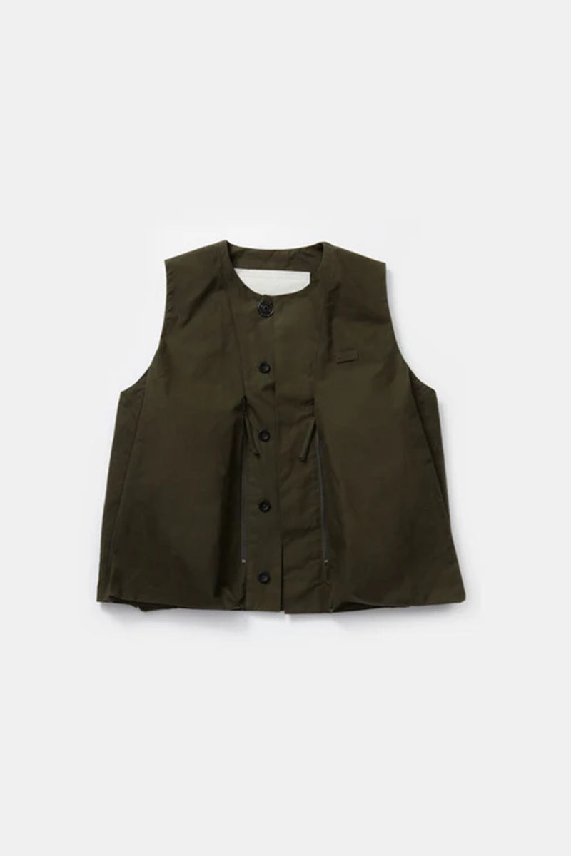 toogood - THE GHILLIE VEST WAX COTTON - HEATH