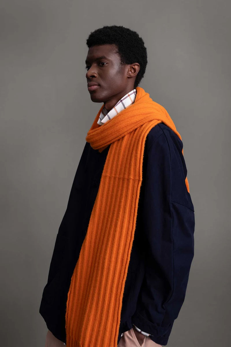 toogood - THE LIBRAIAN SCARF FELTED LAMBSWOOL - NASTURTIUM