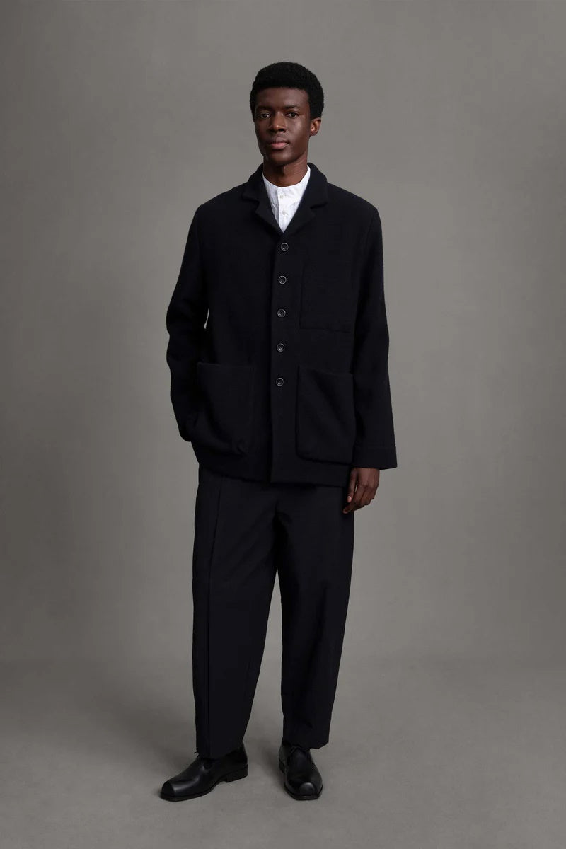 toogood - THE PHOTOGRAPHER JACKET CASHMERE HERRINGBONE - INK