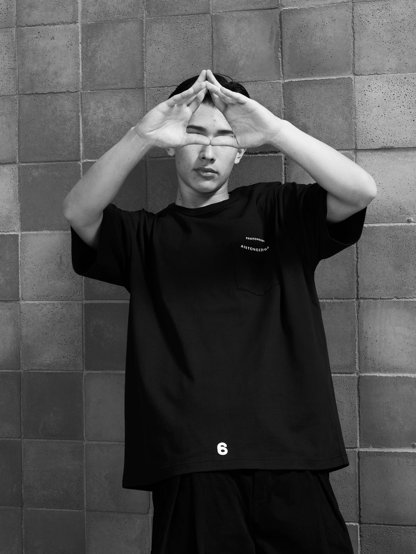 AISTON × PHAETON PHOTO TEE2 - BLACK