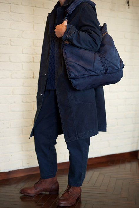 Porter Classic - SUPER NYLON HELMET CASE - INDIGO BLUE