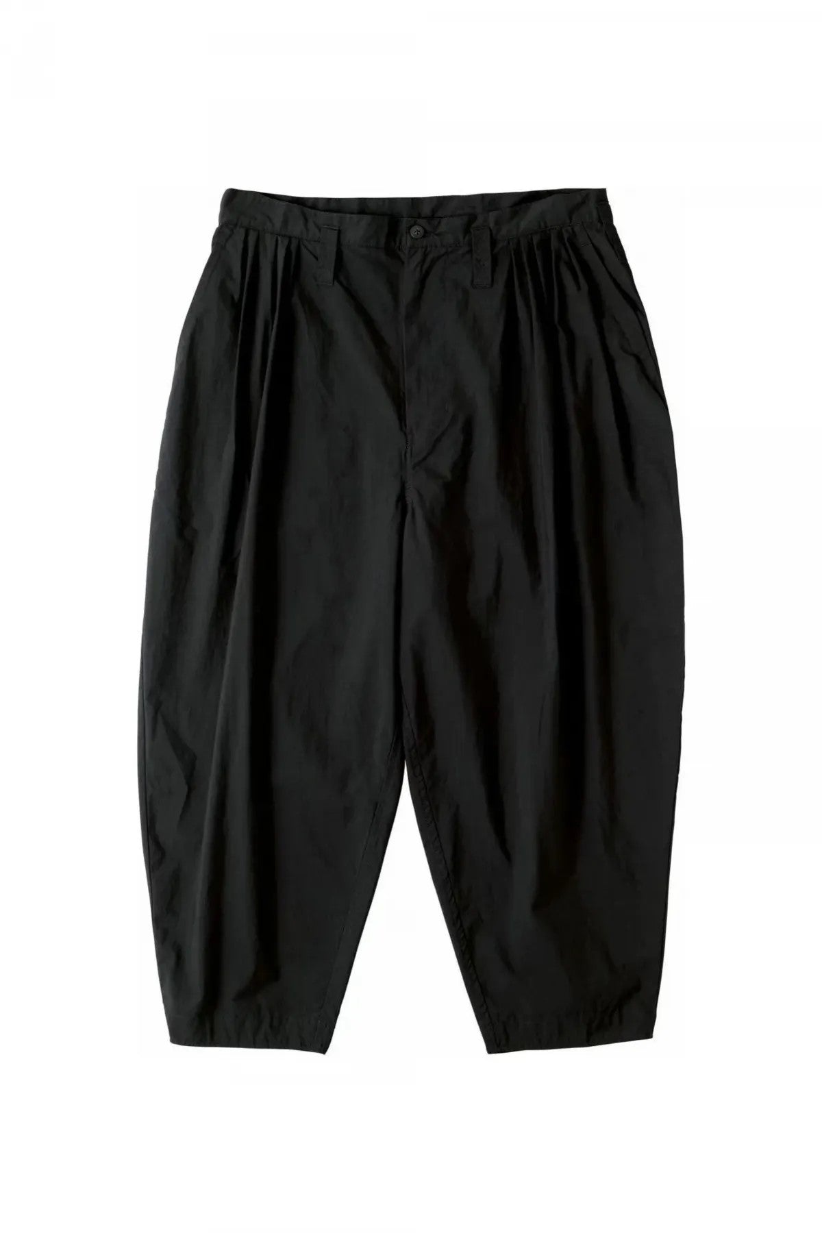 Porter Classic - POPLIN BEBOP PANTS - BLACK
