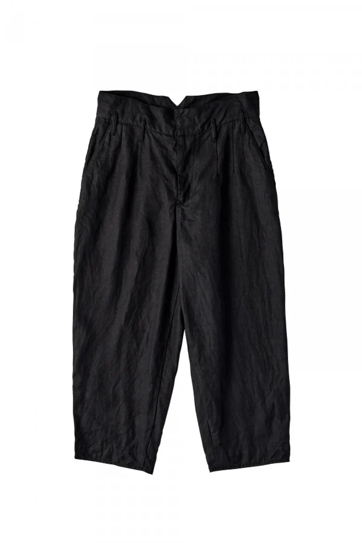 Porter Classic - LINEN CLASSIC PANTS - BLACK