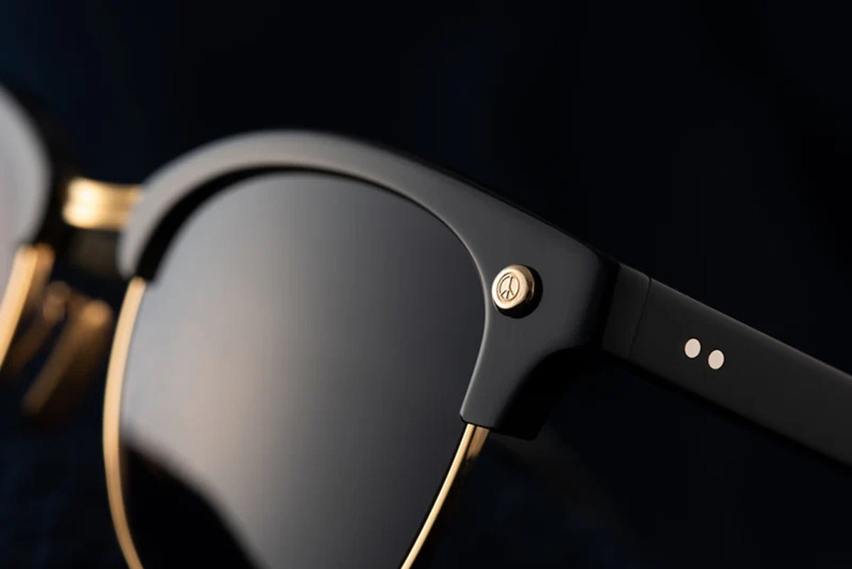 PORTER CLASSIC - SUNGLASSES SMITH RIVET COLLECTION - BLACK