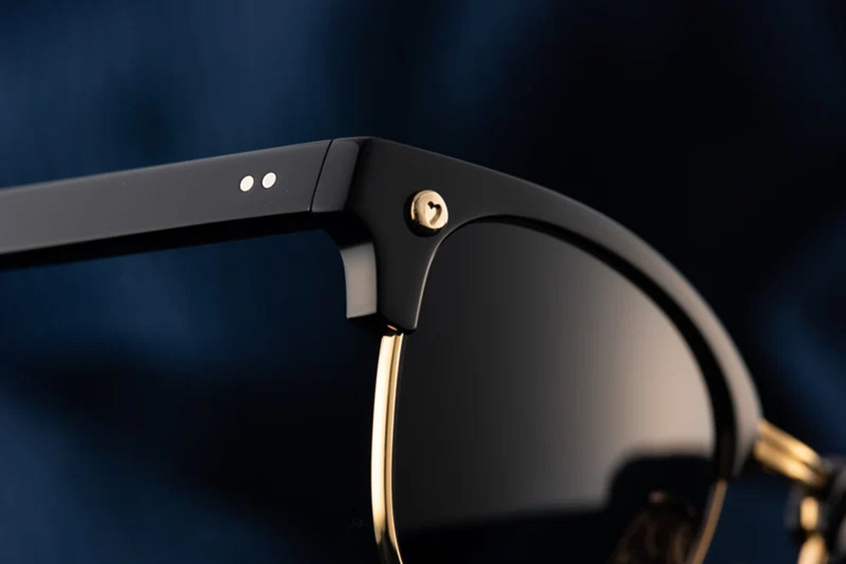 PORTER CLASSIC - SUNGLASSES SMITH RIVET COLLECTION - BLACK