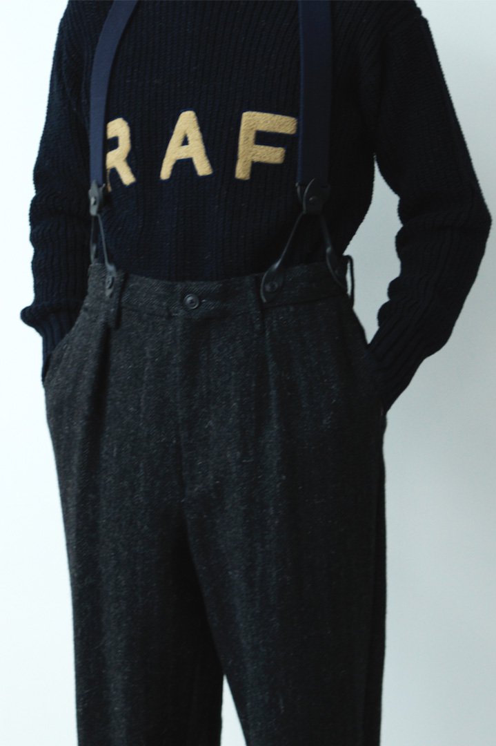 Nigel Cabourn - R.A.F SWEATER - DARK OLIVE