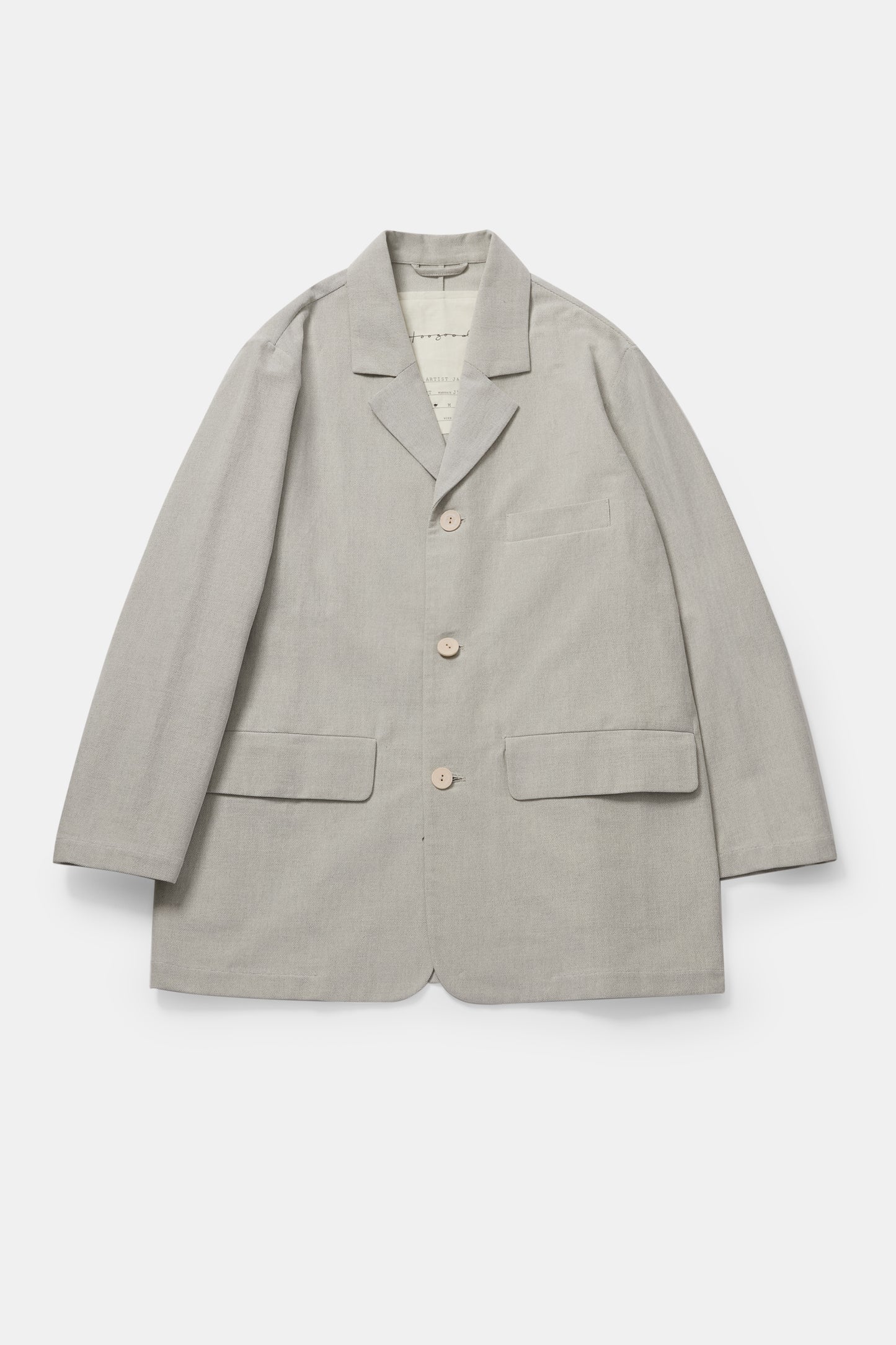 toogood - THE ARTIST JACKET TWILL SUITING - CLOUDY