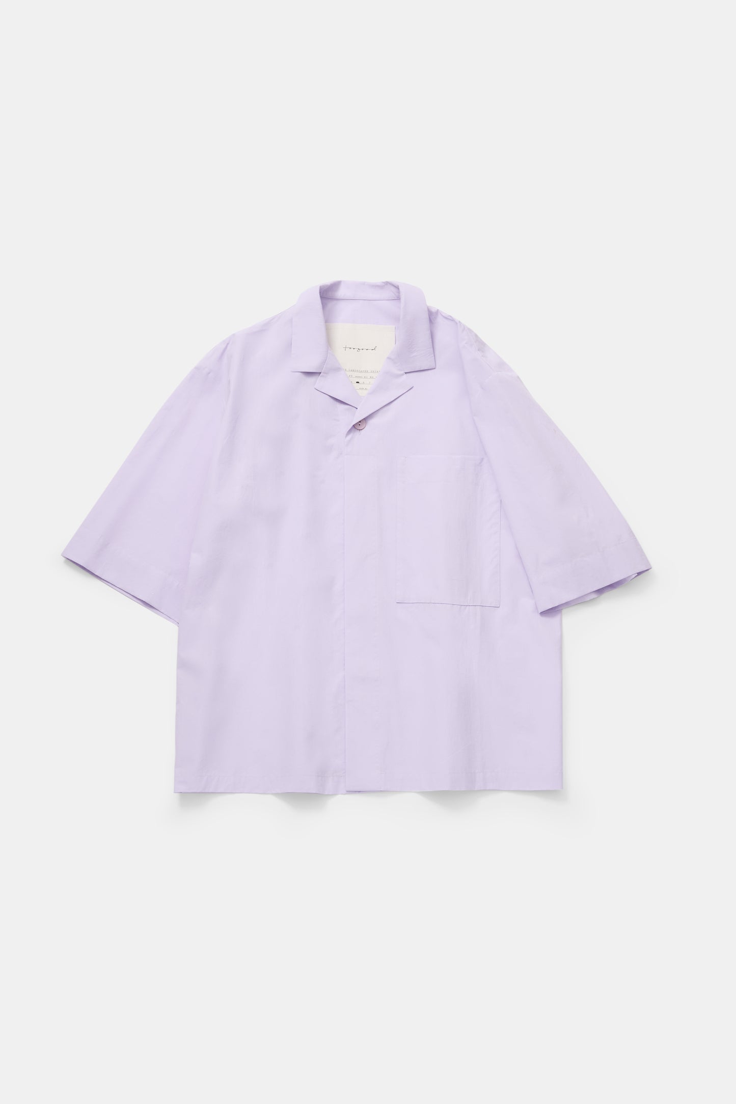 toogood - THE LANDSCAPER SHIRT PAPERY POPLIN - LILAC