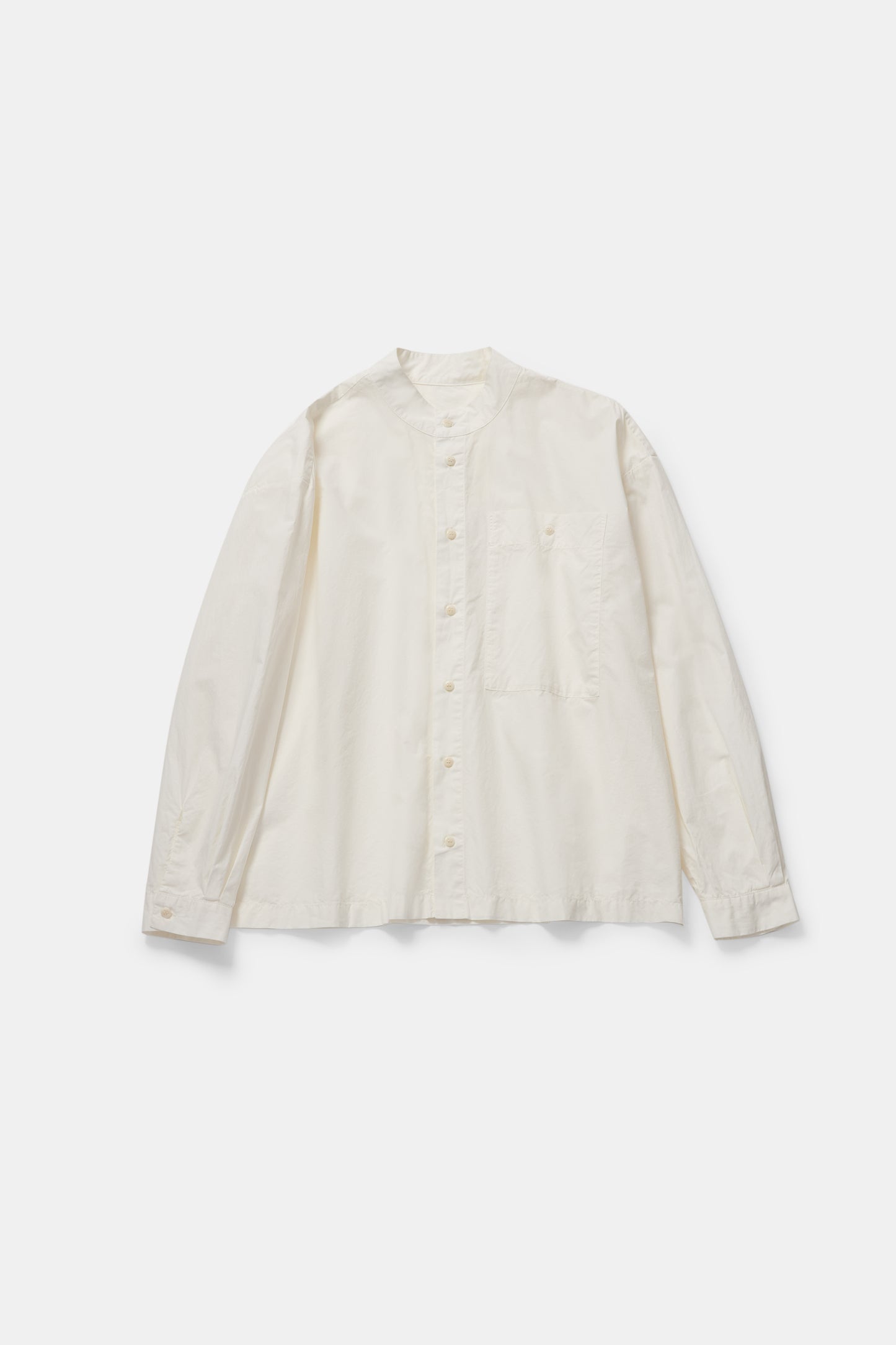 toogood - THE PHYSICIAN SHIRT POPLIN - YOGHURT