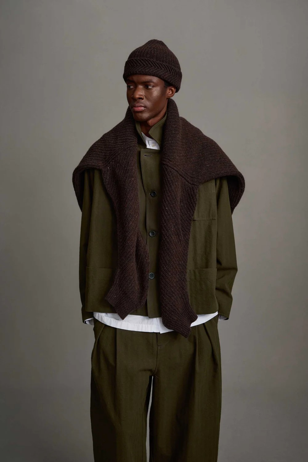 toogood - THE COOK JACKET HERRINGBONE SUITING - HEATH