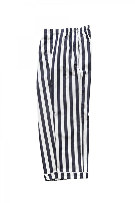 SLEEPY JONES - MARCEL PAJAMA PANT - TENT STRIPE NAVY