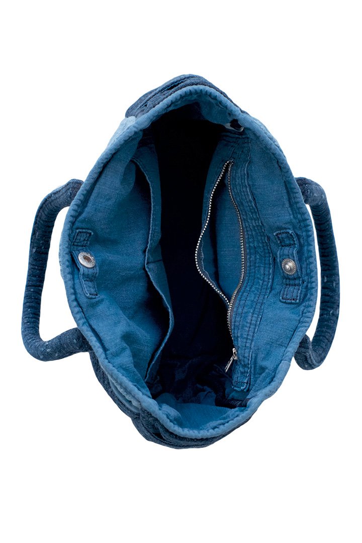 Porter Classic - PC SASHIKO TOTE BAG- NEW BLUE
