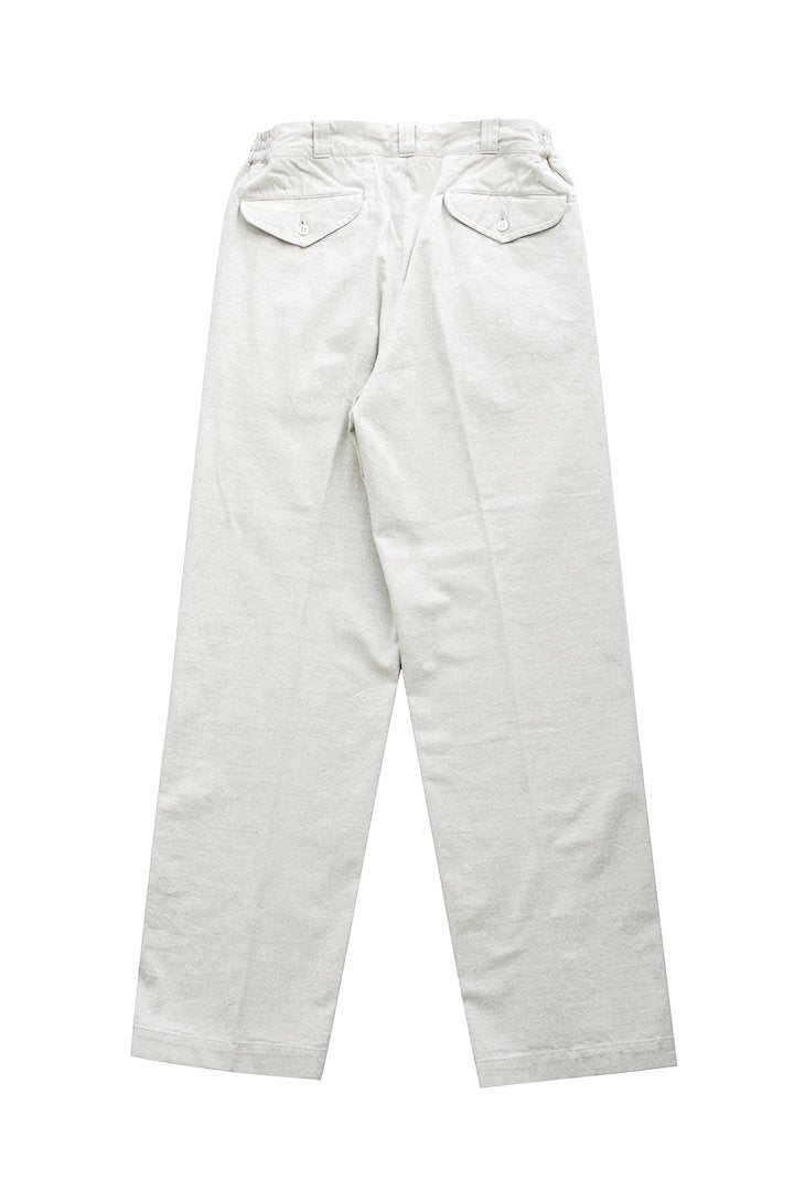OLD JOE -FRONT TUCK ARMY TROUSER - BONE – PHAETON