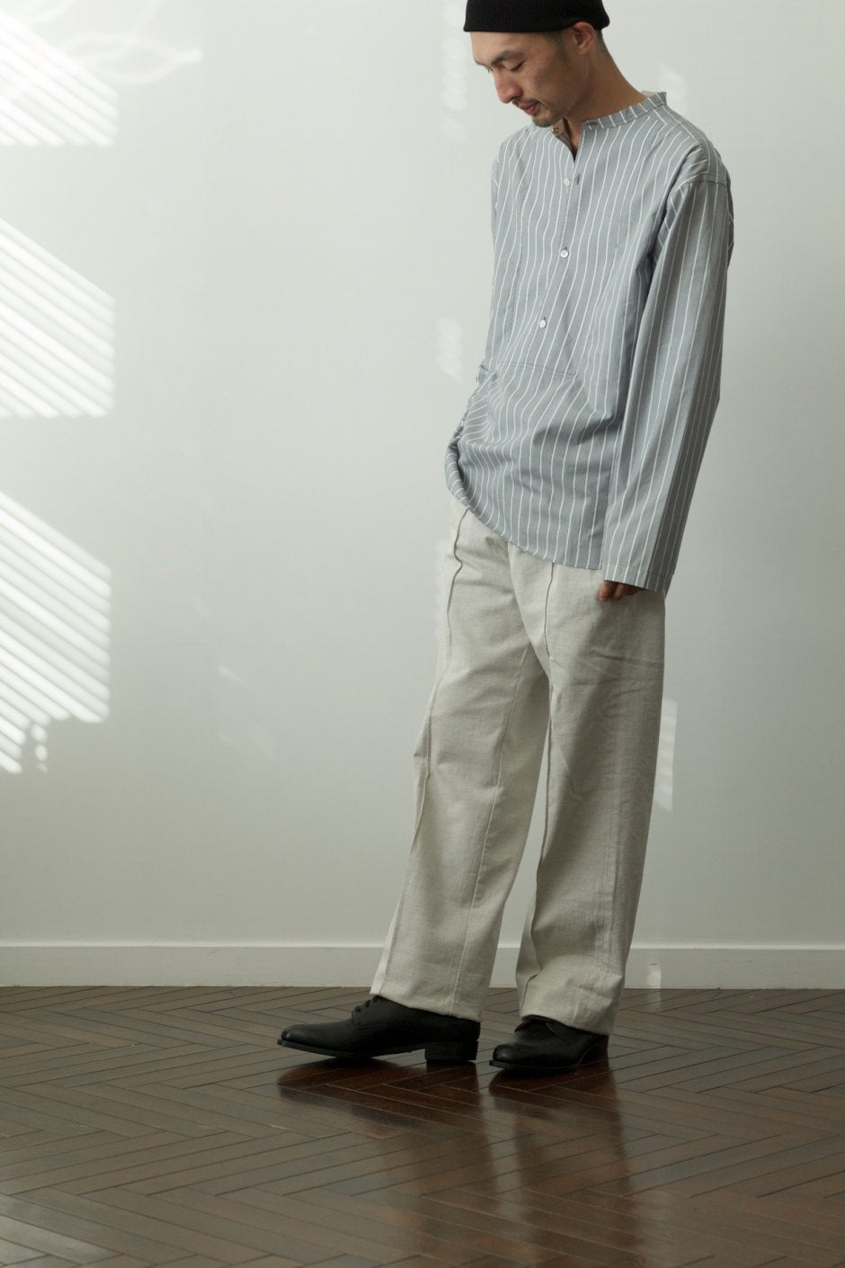 OLD JOE -FRONT TUCK ARMY TROUSER - BONE – PHAETON