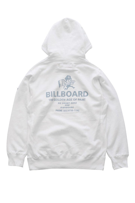 BILLBOARD - HOODED SWEAT"PAINT BOY" - WHITE