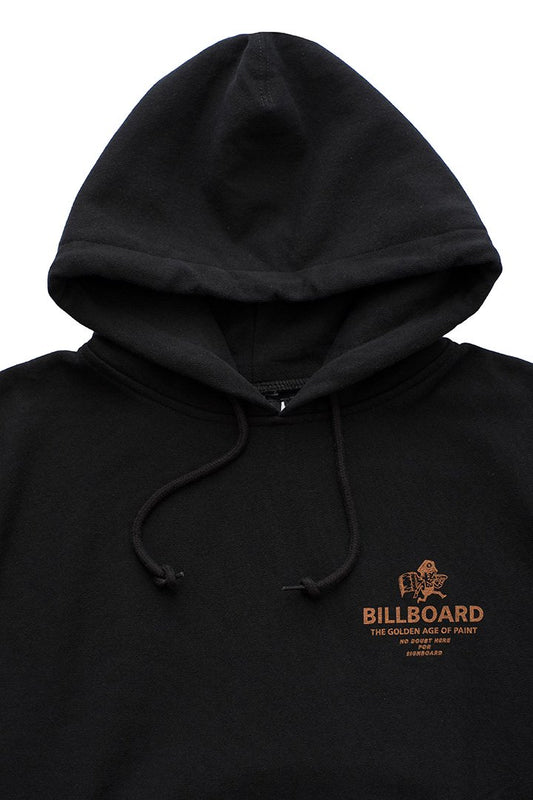 BILLBOARD - HOODED SWEAT"PAINT BOY" - BLACK