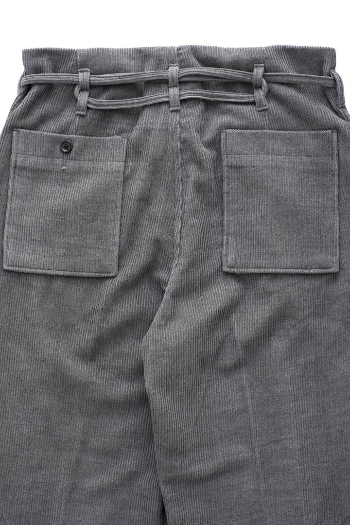WRYHT - STRING WAIST WORK TROUSER - PEWTER