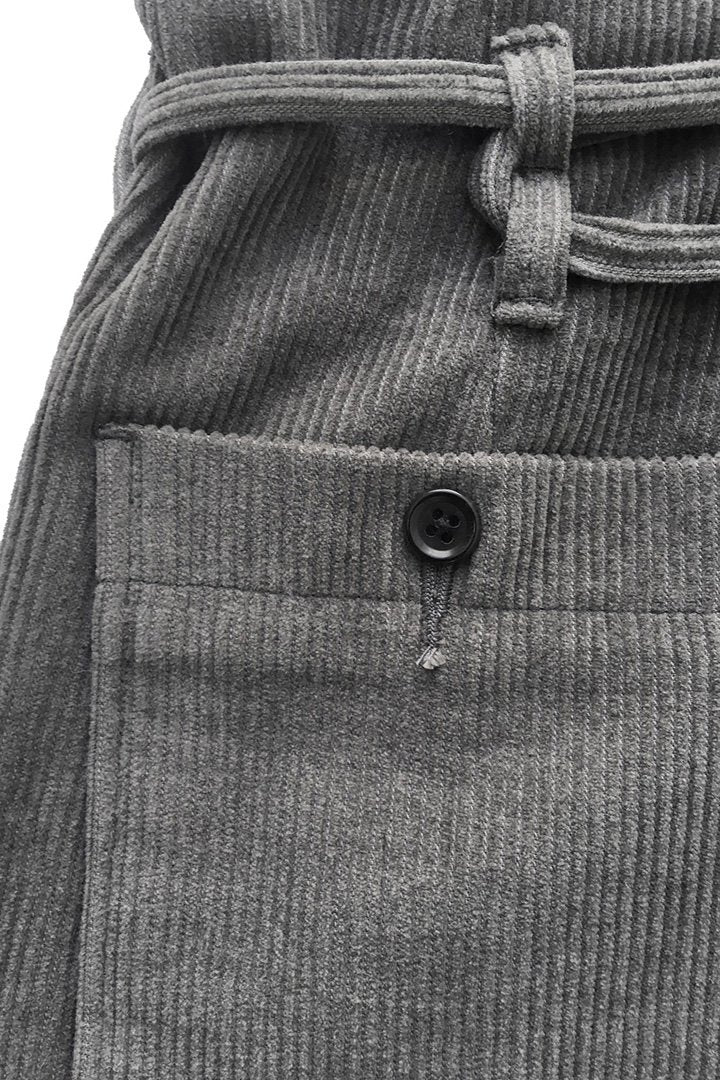 WRYHT - STRING WAIST WORK TROUSER - PEWTER