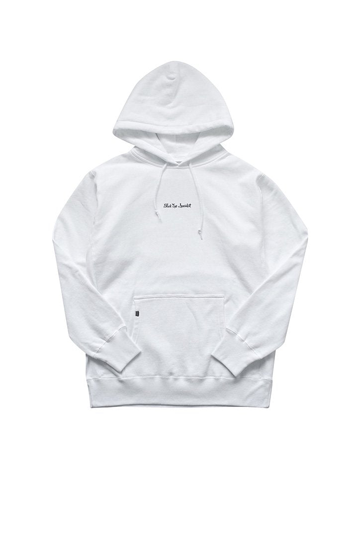 BILLBOARD - HOODED SWEAT "BLACK EYE SPECIALIST" - WHITE