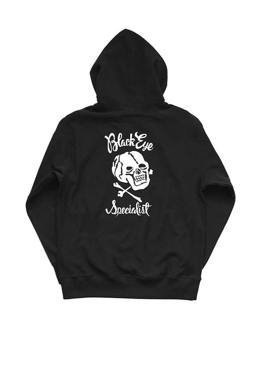 BILLBOARD - HOODED SWEAT "BLACK EYE SPECIALIST" - BLACK