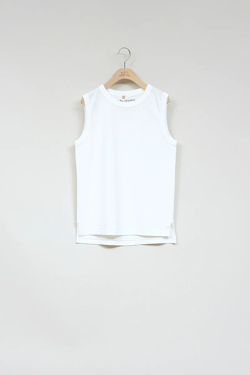 ◯ Nigel Cabourn woman - 5.6oz TANKTOP - WHITE
