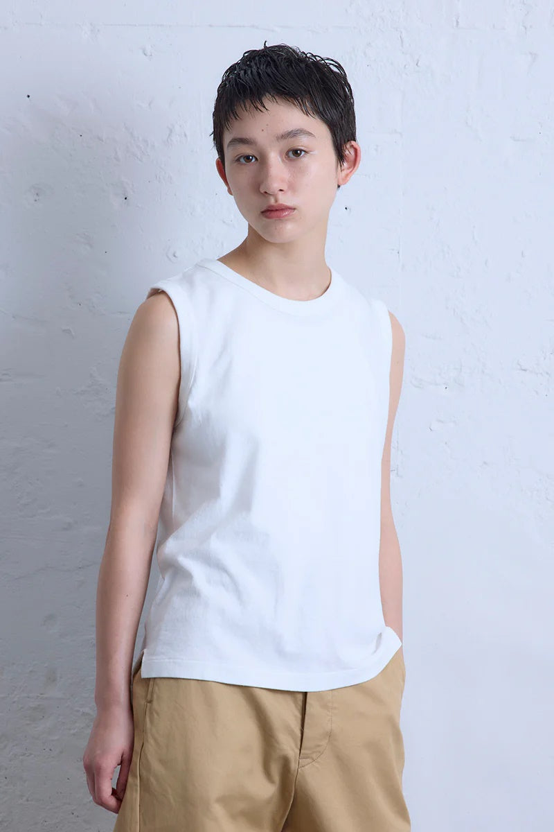 ◯ Nigel Cabourn woman - 5.6oz TANKTOP - WHITE
