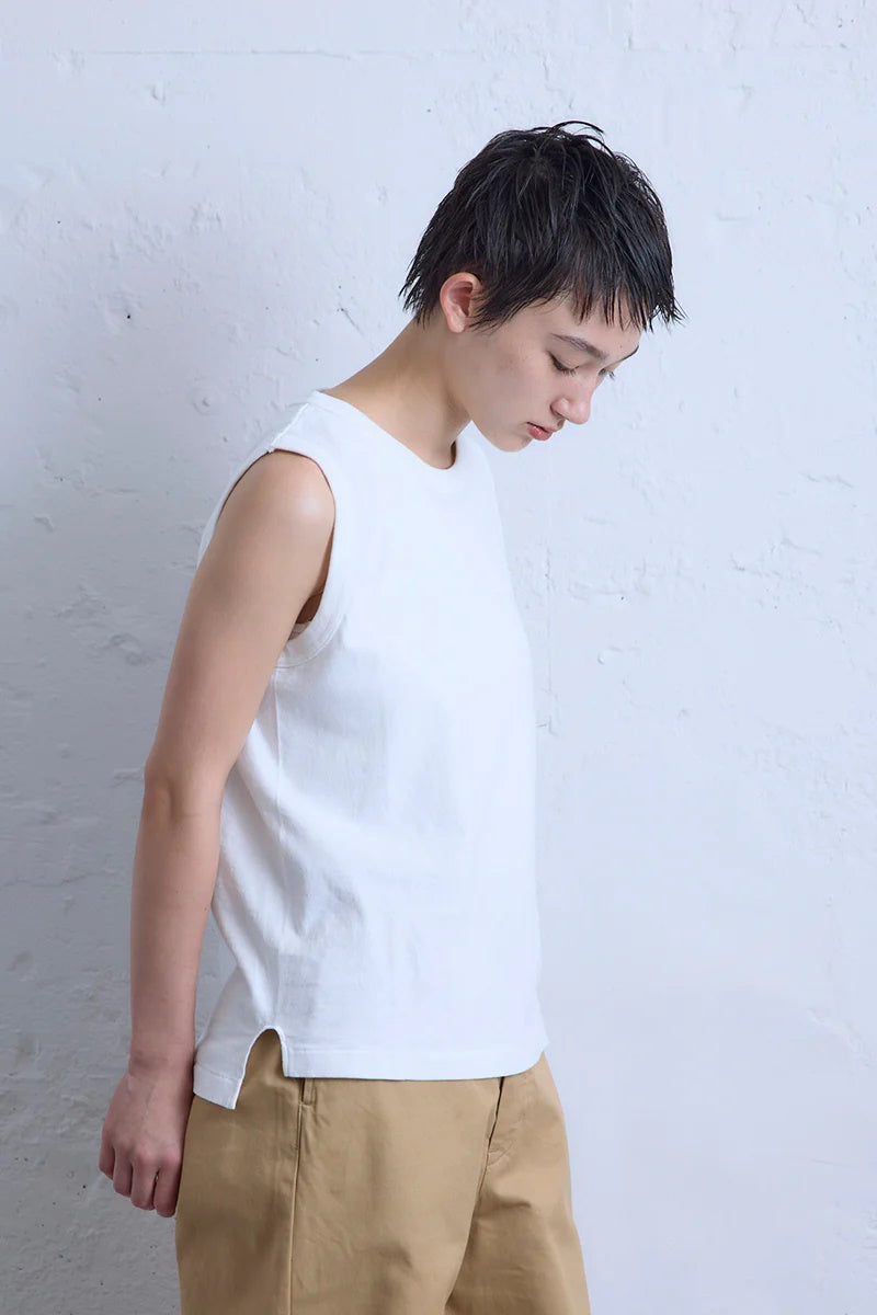 ◯ Nigel Cabourn woman - 5.6oz TANKTOP - WHITE