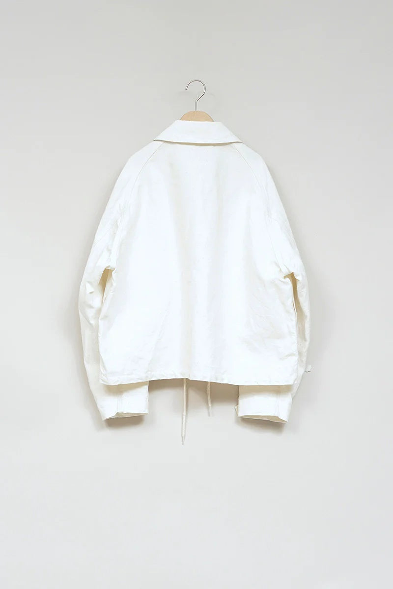 ◯ Nigel Cabourn woman - MK3 BLOUSON HEMP - WHITE