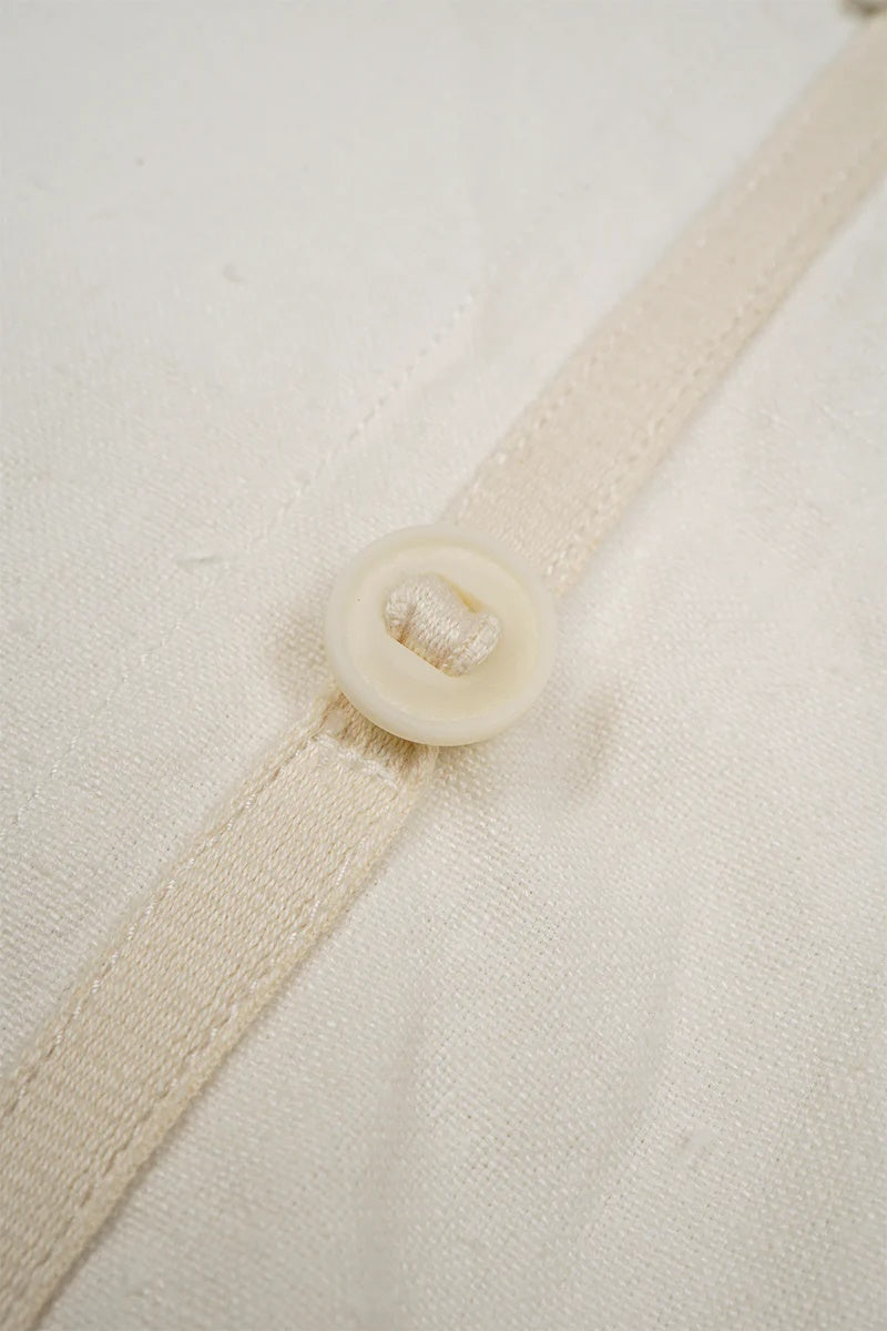 ◯ Nigel Cabourn woman - MK3 BLOUSON HEMP - WHITE