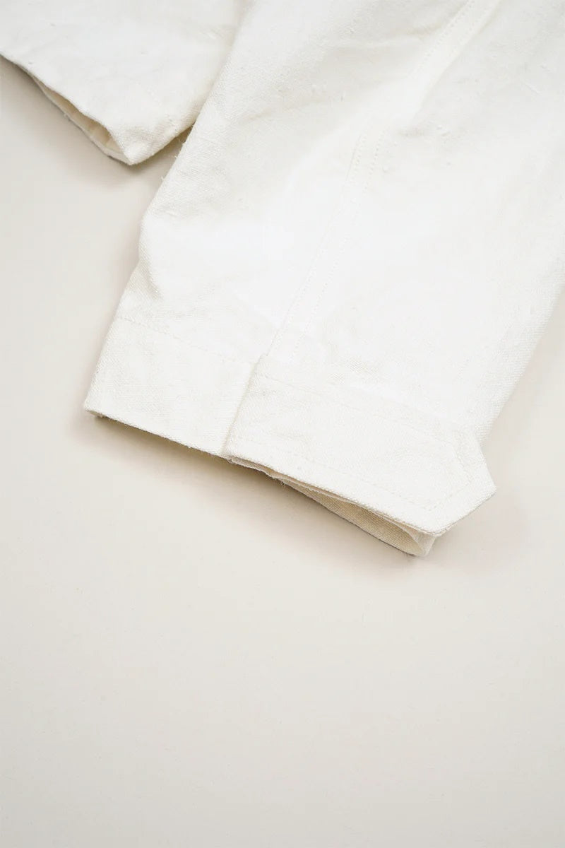 ◯ Nigel Cabourn woman - MK3 BLOUSON HEMP - WHITE