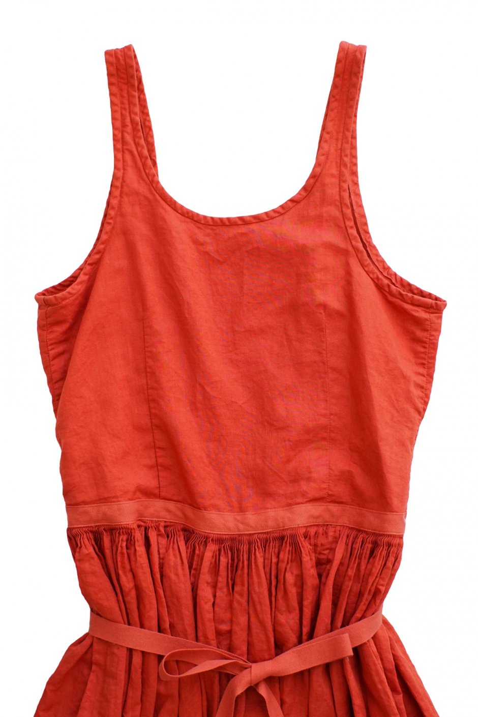 Nigel Cabourn woman - APRON DRESS - ORANGE
