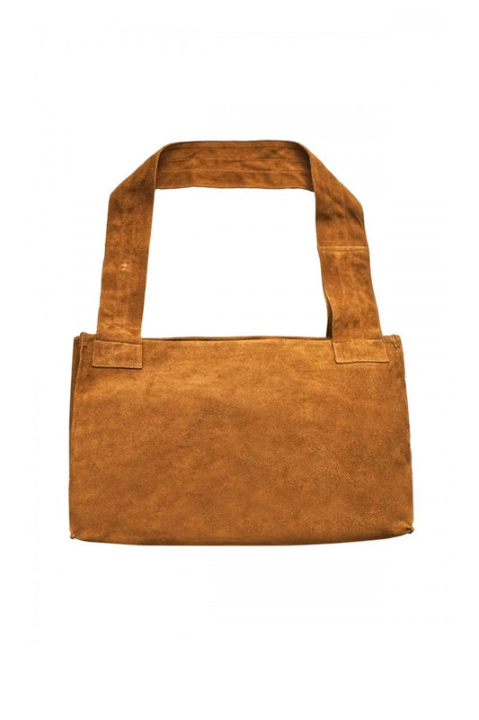 OLD JOE - STUNNING LEATHER PORTER BAG - TABAC
