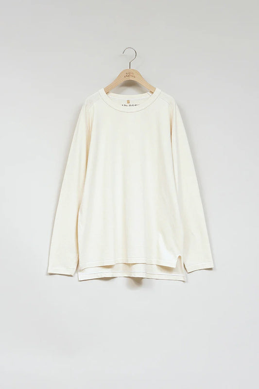 ◯ Nigel Cabourn woman - 5.6oz LONG SLEEVE - IVORY