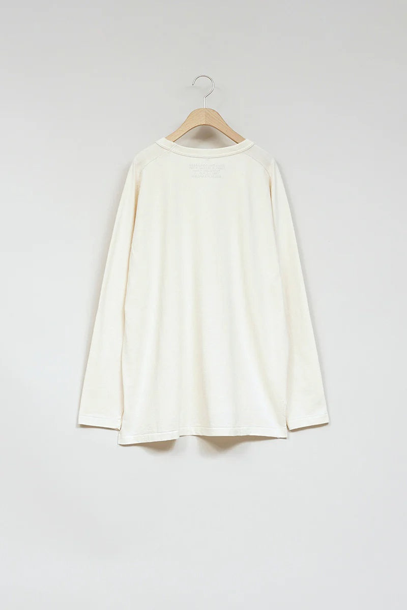 ◯ Nigel Cabourn woman - 5.6oz LONG SLEEVE - IVORY