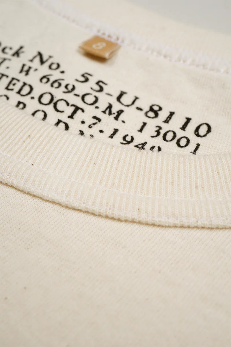 ◯ Nigel Cabourn woman - 5.6oz LONG SLEEVE - IVORY
