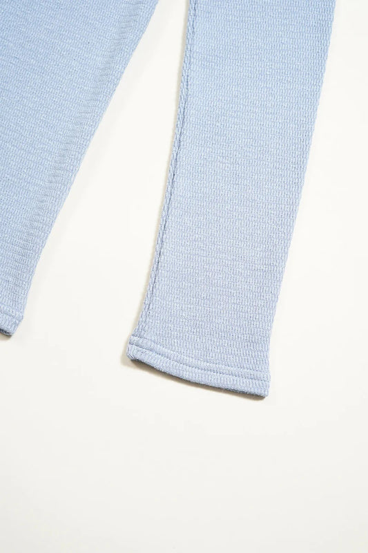 ◯ Nigel Cabourn woman - HIGH NECK LONG SLEEVE C/S - INDIGO