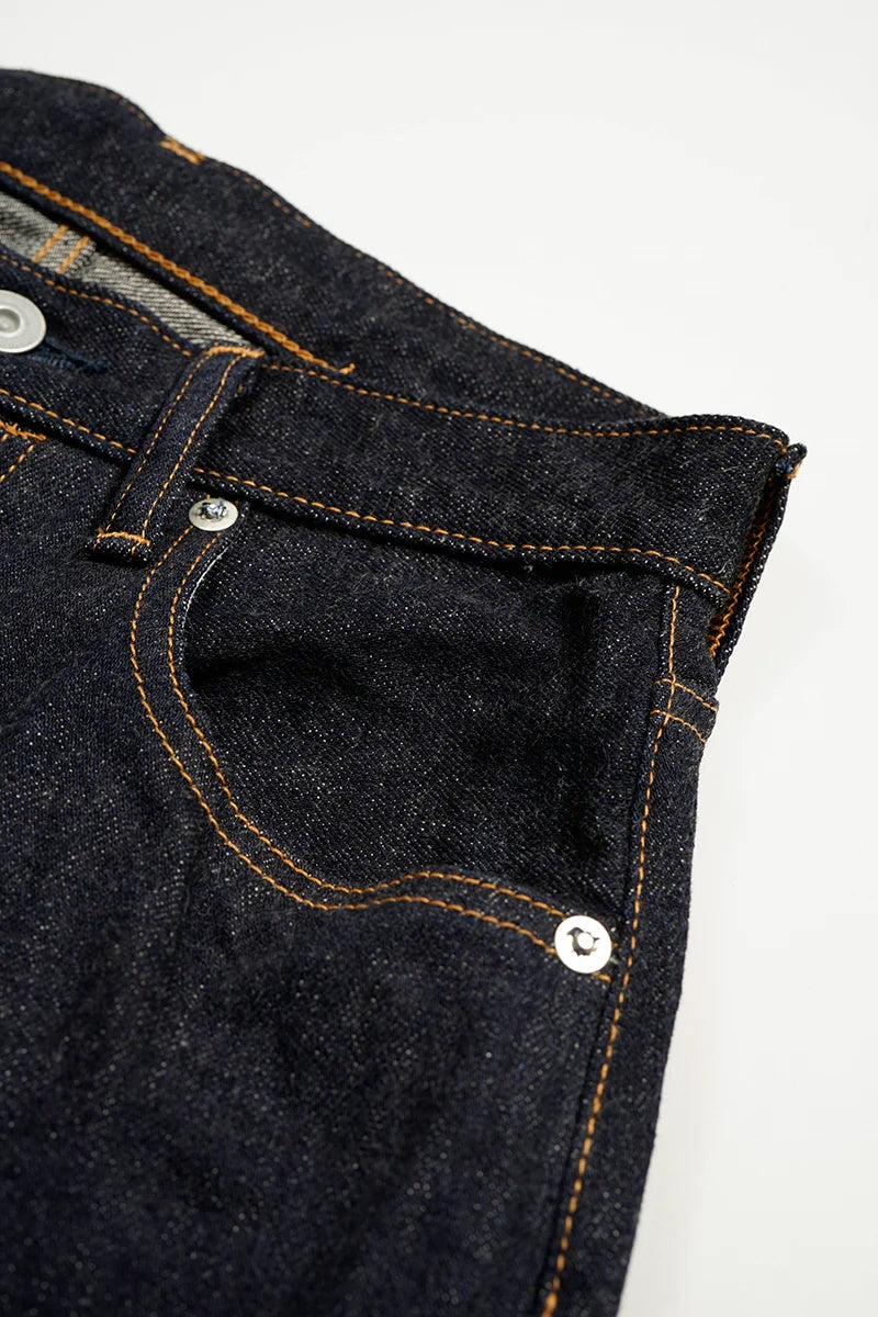 ◯ Nigel Cabourn woman - WIDE STRAIGHT 5PK PT DENIM - INDIGO