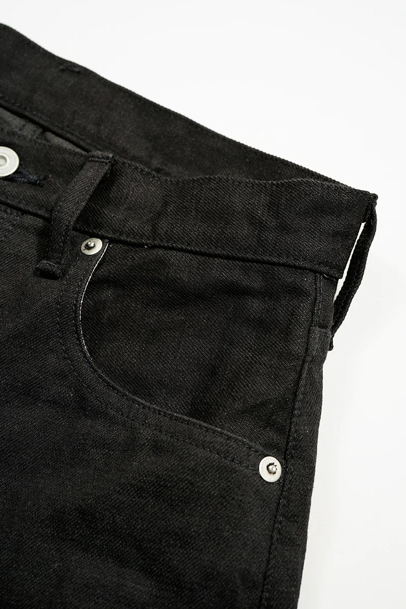 ◯ Nigel Cabourn woman - WIDE STRAIGHT 5PK PT DENIM - BLACK