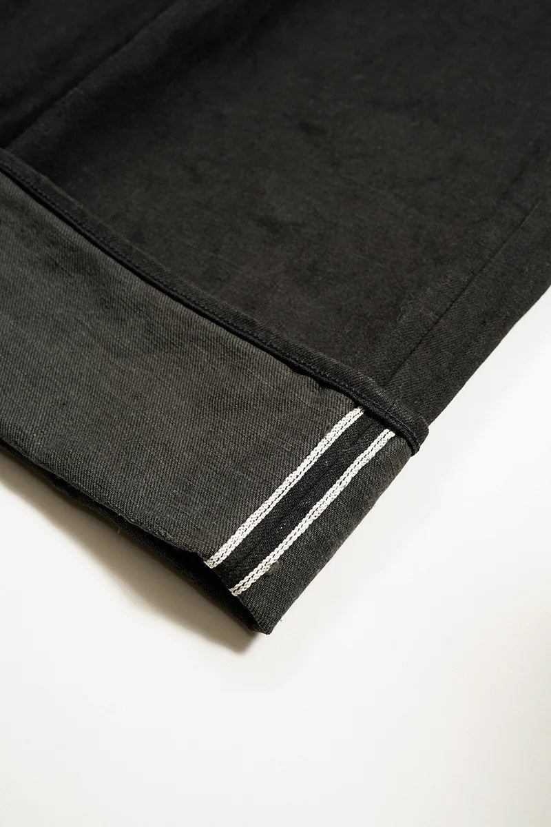 ◯ Nigel Cabourn woman - WIDE STRAIGHT 5PK PT DENIM - BLACK